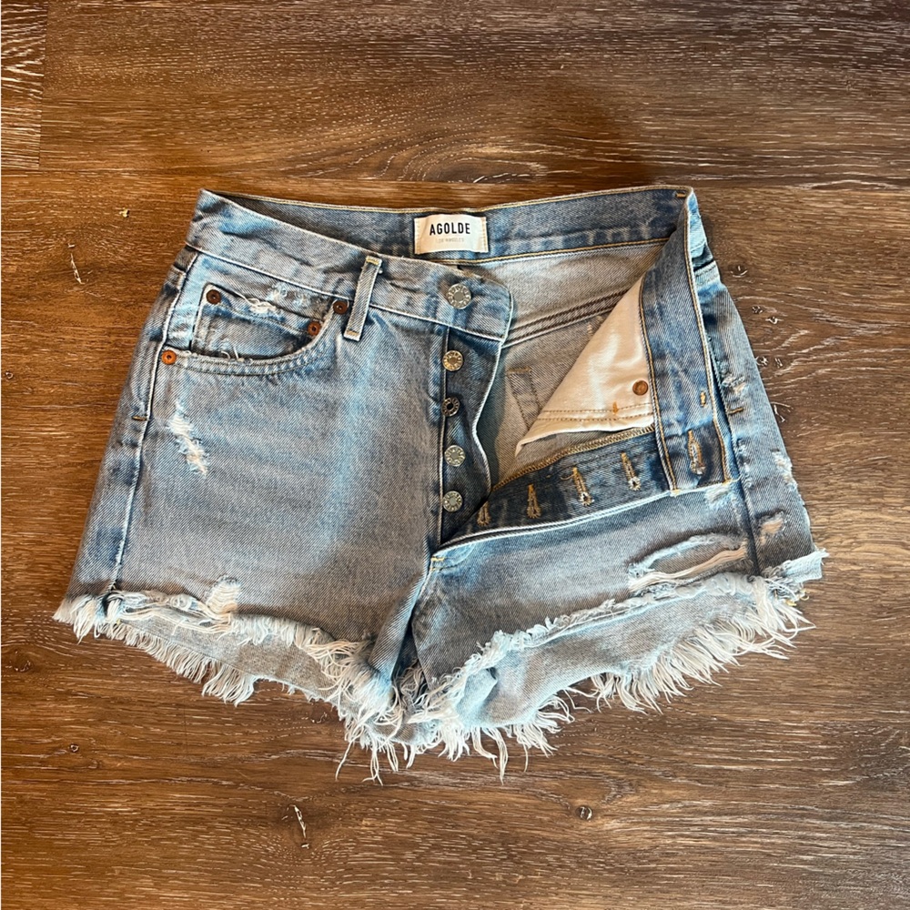 Agolde Parker Vintage Cutoff Shorts - Picture 7 of 7